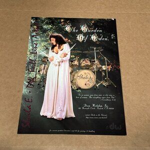 Shelia E - DW DRUMS - 1996 Print Advertisement